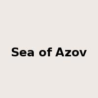 Sea of Azov是什么意思