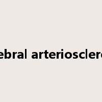 cerebral arteriosclerosis是什么意思