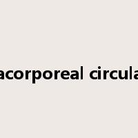extracorporeal circulation是什么意思