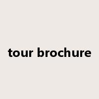 tour brochure是什么意思