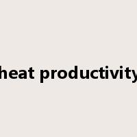heat productivity是什么意思