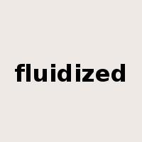 fluidized是什么意思