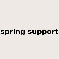 spring support是什么意思
