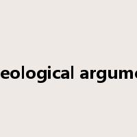 Teleological argument是什么意思