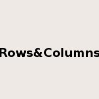 Rows&Columns是什么意思
