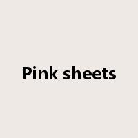 Pink sheets是什么意思