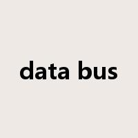 data bus是什么意思