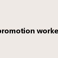 promotion worker是什么意思