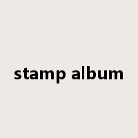 stamp album是什么意思