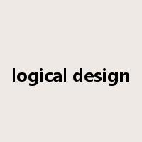 logical design是什么意思