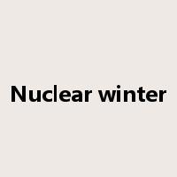Nuclear winter是什么意思