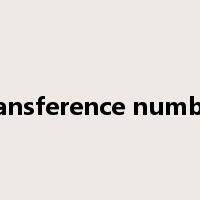 transference number是什么意思