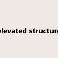elevated structure是什么意思