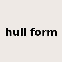 hull form是什么意思