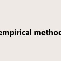 empirical method是什么意思