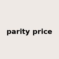parity price是什么意思