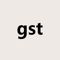 gst是什么意思