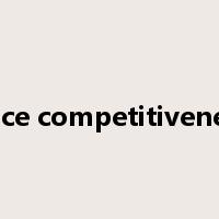 price competitiveness是什么意思