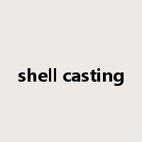 shell casting是什么意思