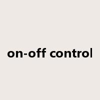 on-off control是什么意思