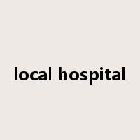 local hospital是什么意思