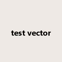 test vector是什么意思