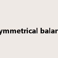 asymmetrical balance是什么意思