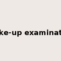 make-up examination是什么意思