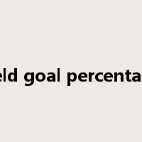 field goal percentage是什么意思