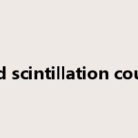 liquid scintillation counter是什么意思