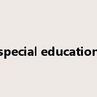 special education是什么意思
