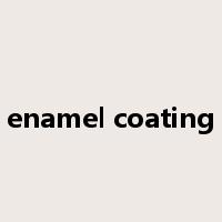 enamel coating是什么意思