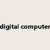digital computer是什么意思