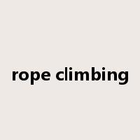 rope climbing是什么意思