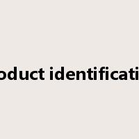 product identification是什么意思