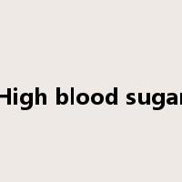 High blood sugar是什么意思