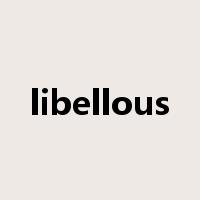 libellous是什么意思
