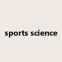 sports science是什么意思