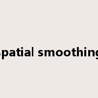 spatial smoothing是什么意思