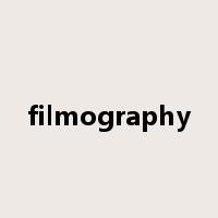 filmography是什么意思