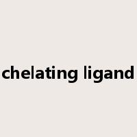 chelating ligand是什么意思
