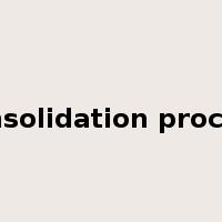 consolidation process是什么意思