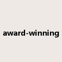 award-winning是什么意思