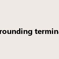 grounding terminal是什么意思