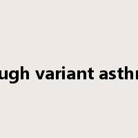cough variant asthma是什么意思