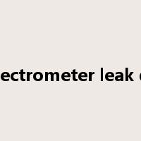 Mass spectrometer leak detector是什么意思