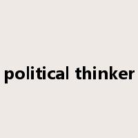 political thinker是什么意思