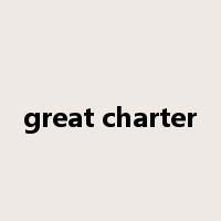 great charter是什么意思