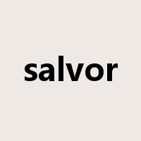 salvor是什么意思
