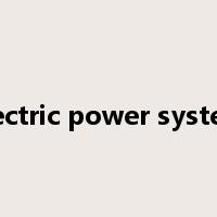 electric power system是什么意思